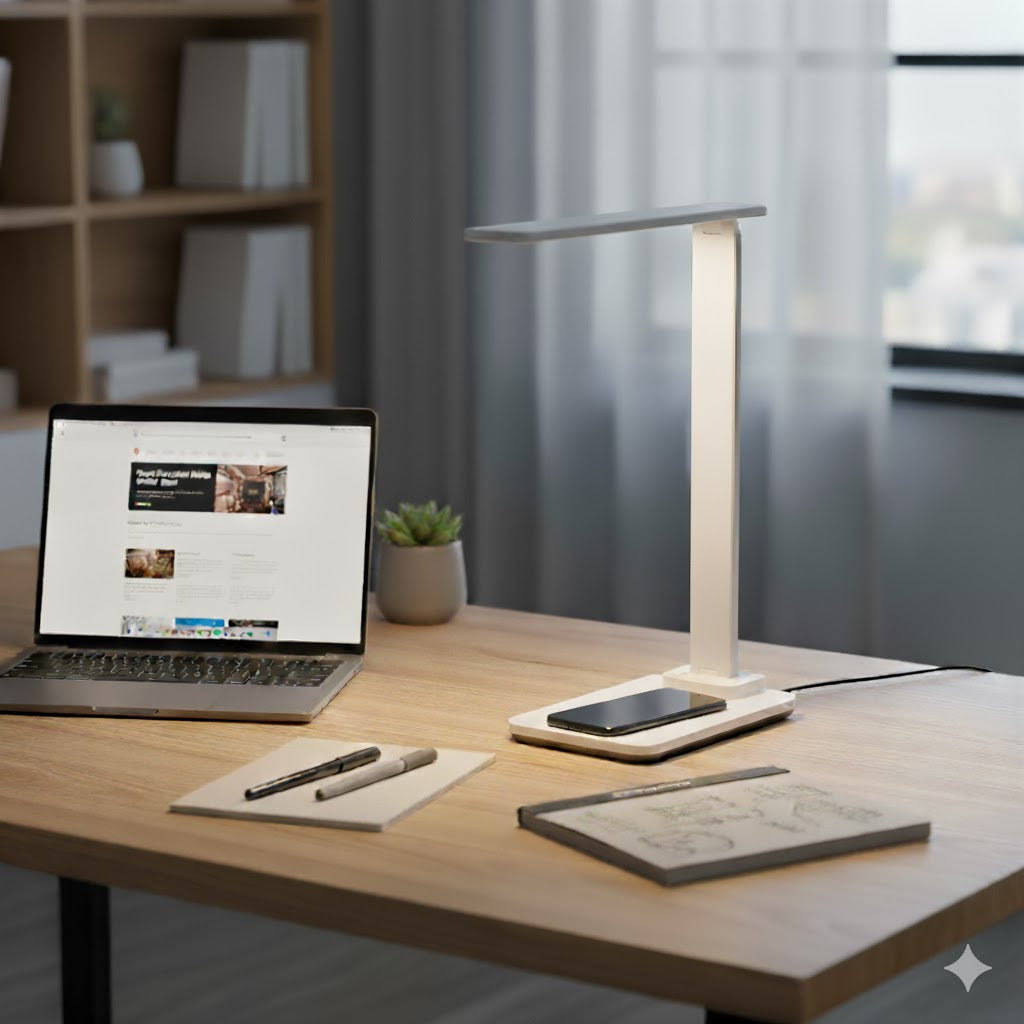 Lampe LED multifonction 3-en-1 noire